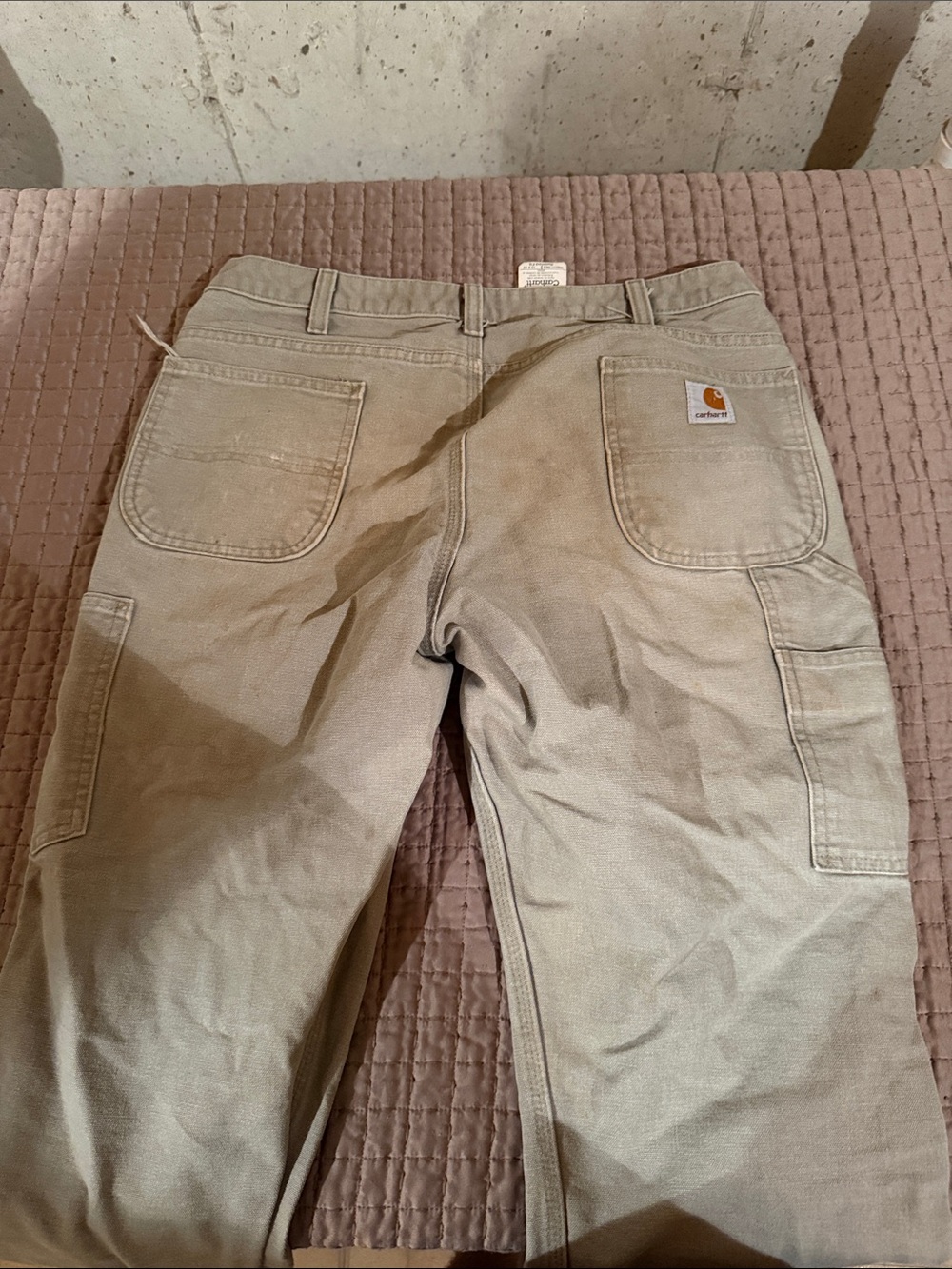 Carhartt Men’s Cargo Work Pants in Tan